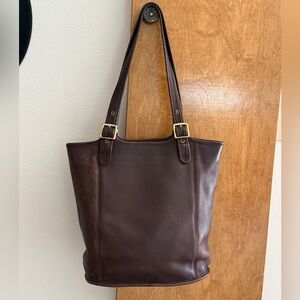 Vintage Coach Legacy Shopper Tote Mahogony